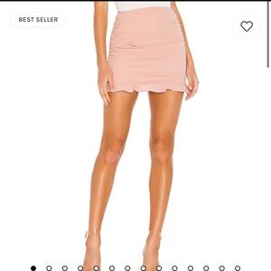 REVOLVE SKIRT IN NUDE SIZE M
